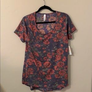 Lularoe flower t shirt